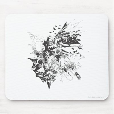 Batman Crazy Collage mousepads