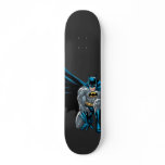 Batman Crouches Skateboard