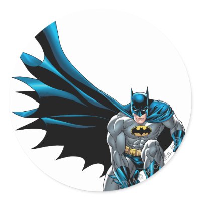 Batman Crouches stickers