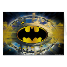 Batman Decorated Logo Card