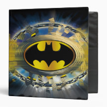 Batman Decorated Logo Vinyl Binders