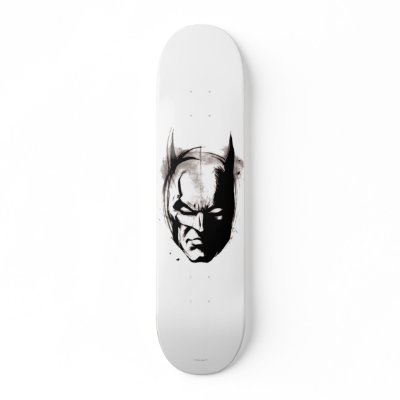 Batman Drawn Face skateboards