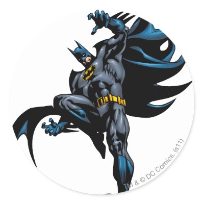 Batman Drops Down stickers