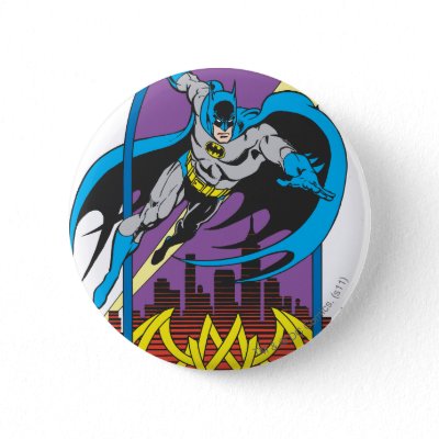 Batman Flies Thru the Night buttons