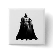 Batman Front View B/W Button