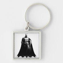 Batman Front View B/W Keychain