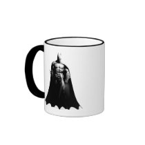 Batman Front View B/W Coffee Mugs