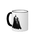 Batman Front View B/W mugs