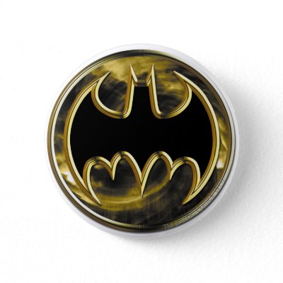 Batman Gold Logo buttons