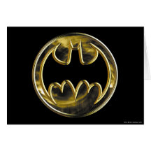 Batman Gold Logo Greeting Card