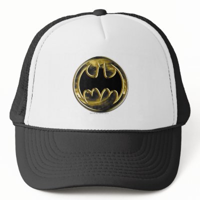 Batman Gold Logo hats
