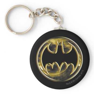 Batman Gold Logo keychains