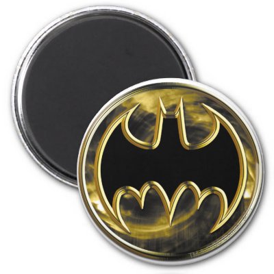 Batman Gold Logo magnets