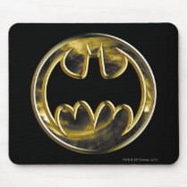 Batman Gold Logo Mousepads