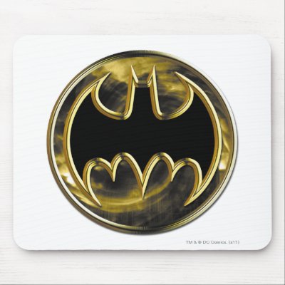 Batman Gold Logo mousepads