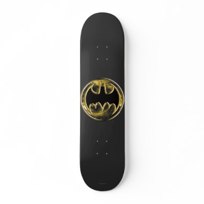 Batman Gold Logo skateboards