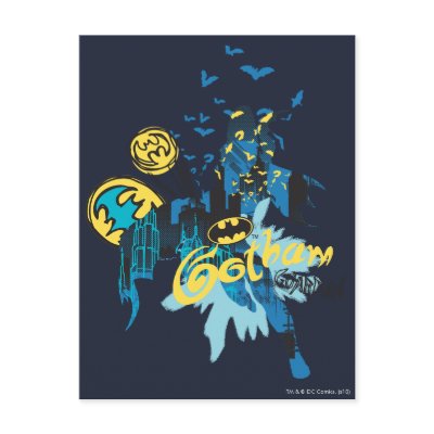 Batman Gotham Guardian Notebook Sketch Post Cards by batman