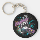 Batman Gotham Skyline Sketch Key Chain