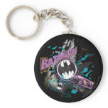 Batman Gotham Skyline Sketch Key Chain