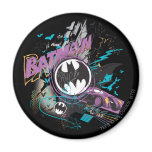 Batman Gotham Skyline Sketch Refrigerator Magnets