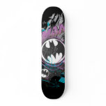 Batman Gotham Skyline Sketch Skate Deck