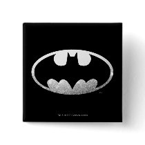 Batman Grainy Logo Buttons