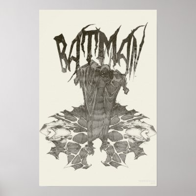 Batman Graphic Novel Pencil Sketch 2 Poster by batman