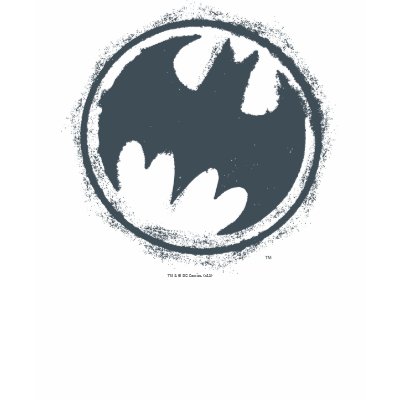 Batman Gray Grunge Logo t-shirts