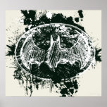 Batman Grunge Splatter Sketch posters