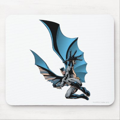 Batman hand in foreground mousepads