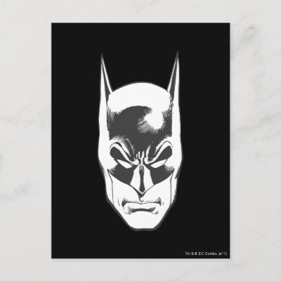 Batman Head postcards