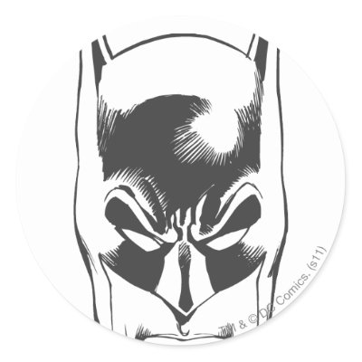 Batman Head stickers