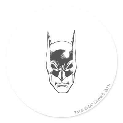 Batman Head stickers