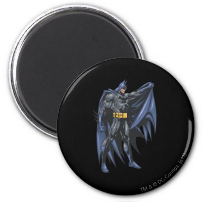 Batman holds cape - side magnets