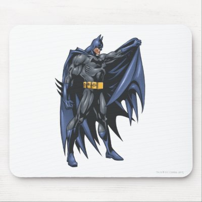 Batman holds cape - side mousepads