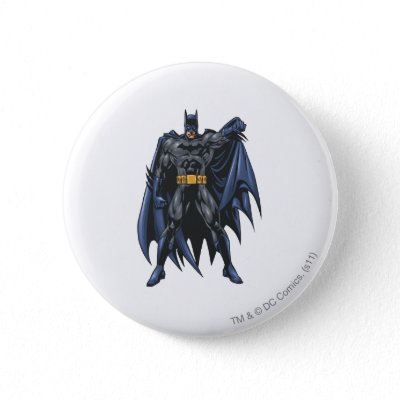 Batman holds up cape buttons