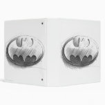 Batman Insignia Drawing Vinyl Binders