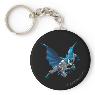 Batman into action keychains