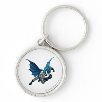 Batman into action keychains