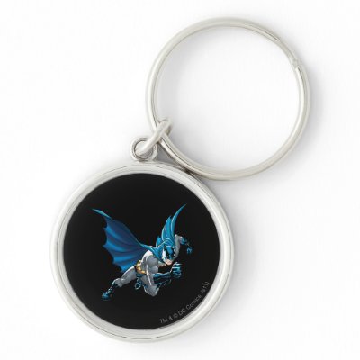 Batman into action keychains