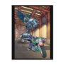 Batman & Joker - Riding Motorcycles Postcards