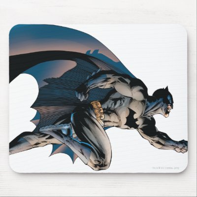 Batman Leaping Side View Mouse Pads by batman
