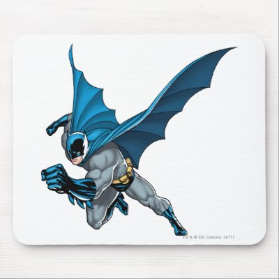 Batman Leaps - Arm Forward mousepads