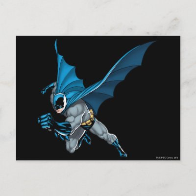 Batman Leaps - Arm Forward postcards
