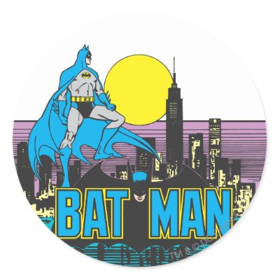 Batman & Letters stickers