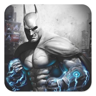 Batman - Lightning Square Sticker