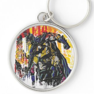 Batman Line Art Collage Key Chains