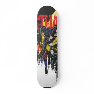Batman Line Art Collage Skate Boards