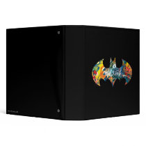 Batman Logo Neon/80s Graffiti Binder