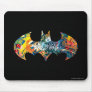 Batman Logo Neon/80s Graffiti Mouse Pad
